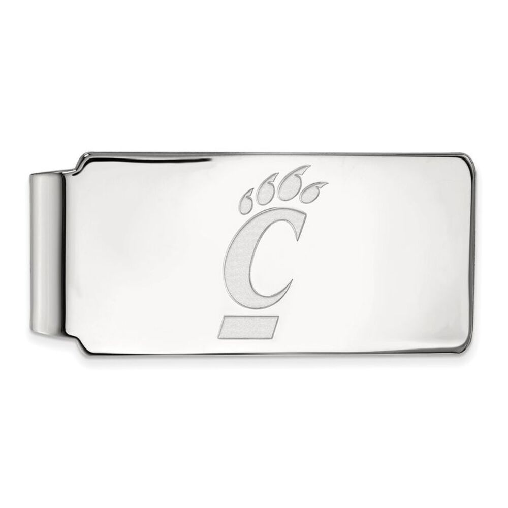 Sterling Silver U of Cincinnati Money Clip